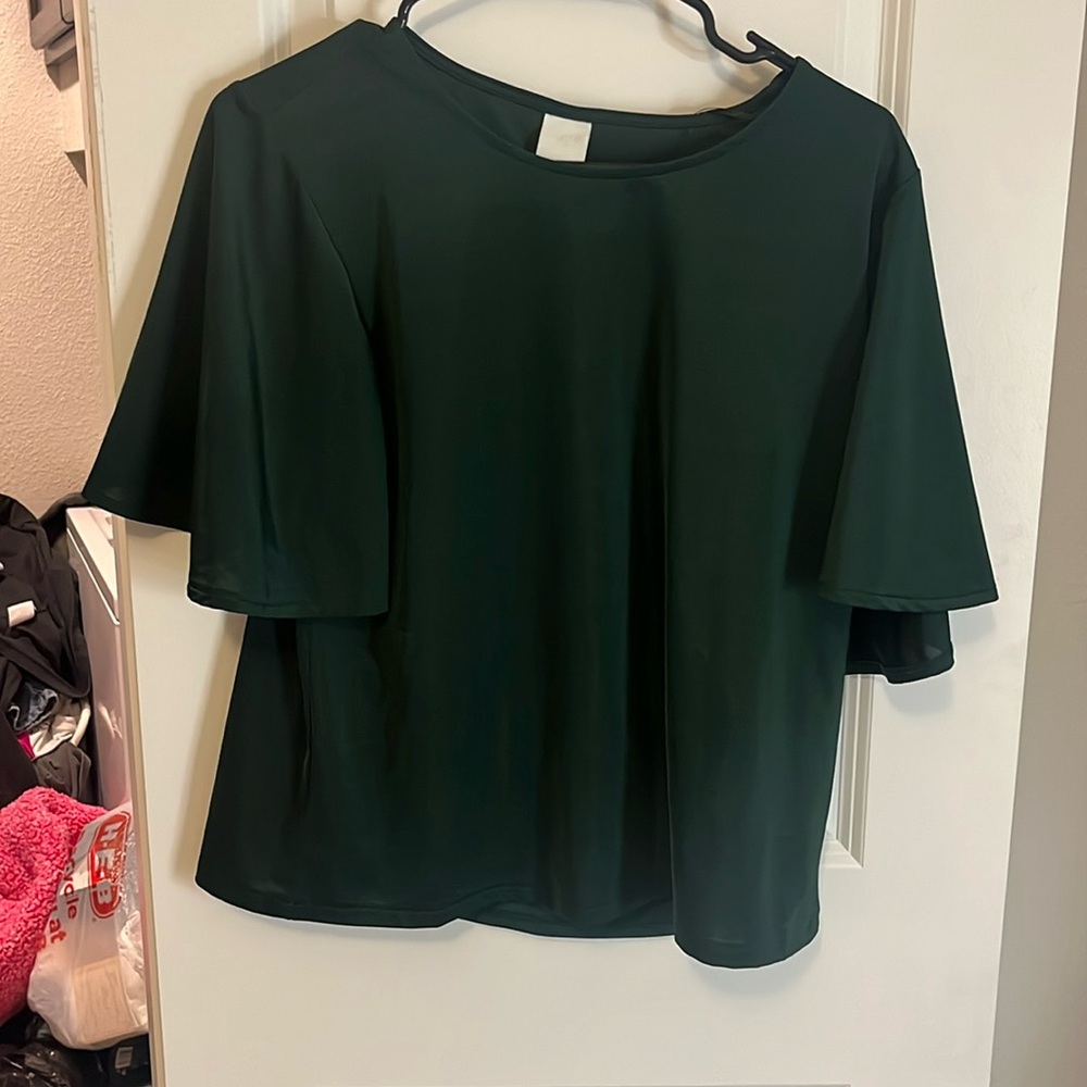 Green blouse